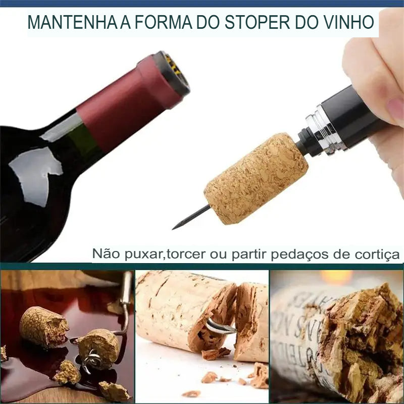 Abridor de garrafa de vinho profissional